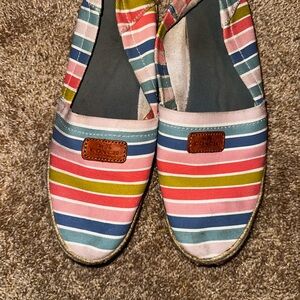 Coach Multicolor Striped Espadrilles